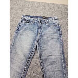 TK Axel Treadwell Relaxed Straight Jeans Mens Size 36x30 (38x30) Flap Pockets